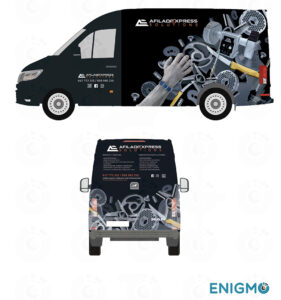 Diseño rotulo furgoneta